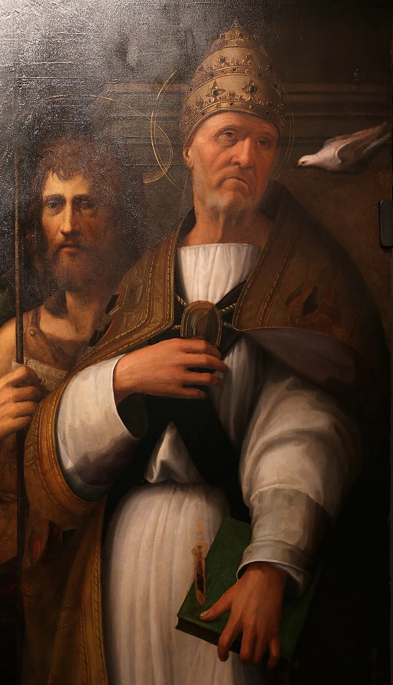 Sacra conversazione con sei santi - Museo Civico di Pistoia, dettaglio